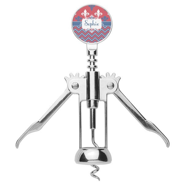 Patriotic Fleur de Lis Corkscrew - Alt