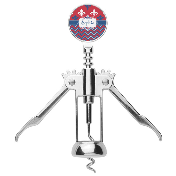 Patriotic Fleur de Lis Corkscrew - Alt