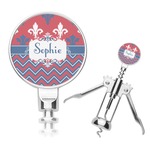 Patriotic Fleur de Lis Corkscrew (Personalized)
