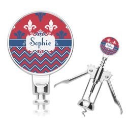 Patriotic Fleur de Lis Corkscrew (Personalized)