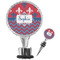 Patriotic Fleur de Lis Wine Bottle Stopper (Personalized)