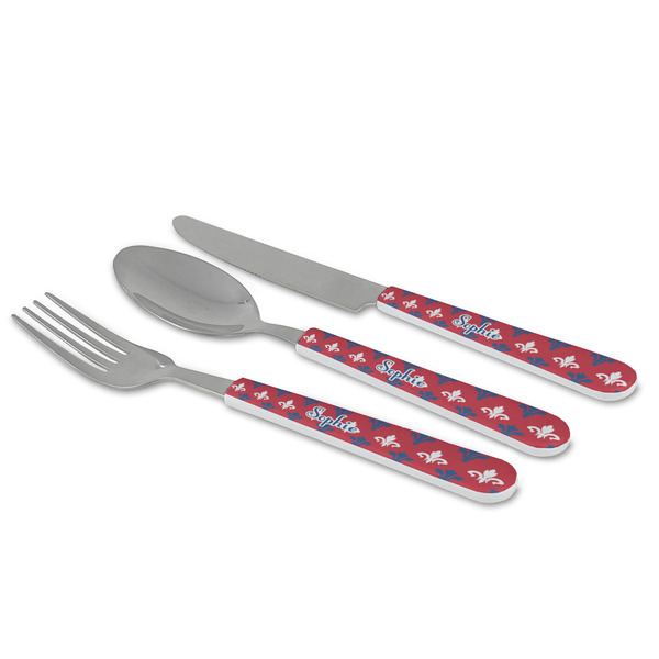 Patriotic Fleur de Lis Cutlery Set - MAIN
