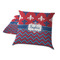 Patriotic Fleur de Lis Decorative Pillow Case - TWO