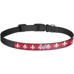 Patriotic Fleur de Lis Dog Collar - Large (Personalized)