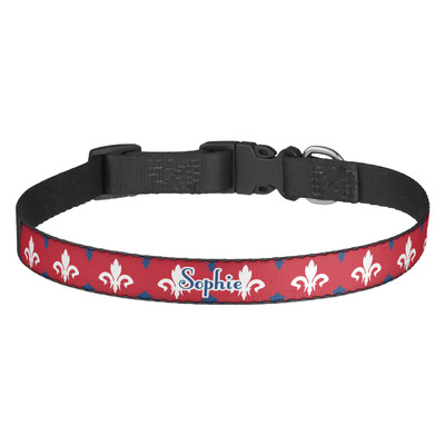 Patriotic Fleur de Lis Dog Collar (Personalized)
