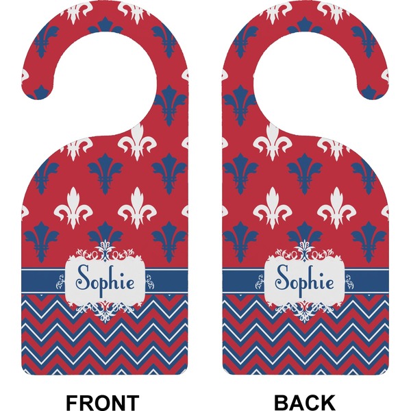 Patriotic Fleur de Lis Door Hanger (Approval)