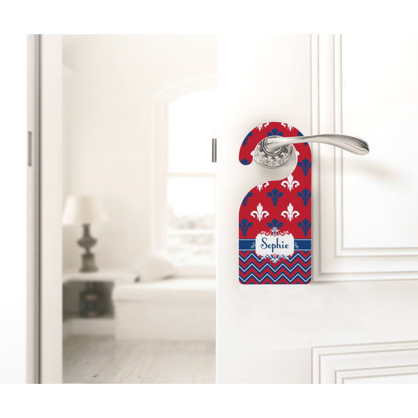 Patriotic Fleur de Lis Door Hanger - LIFESTYLE