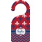 Patriotic Fleur de Lis Door Hanger (Personalized)