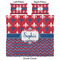 Patriotic Fleur de Lis Duvet Cover Set - King - Approval