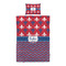 Patriotic Fleur de Lis Duvet Cover Set - Twin XL - Alt Approval