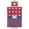 Patriotic Fleur de Lis Duvet Cover Set - Twin XL - Approval