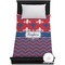 Patriotic Fleur de Lis Duvet Cover - Twin (Personalized)