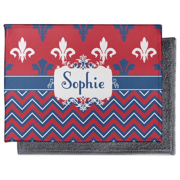 Patriotic Fleur de Lis Electronic Screen Wipe - Flat