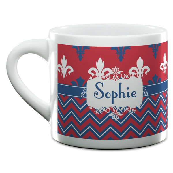 Patriotic Fleur de Lis Espresso Cup - 6oz (Double Shot) (MAIN)