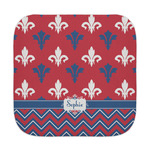 Patriotic Fleur de Lis Face Towel (Personalized)