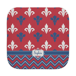 Patriotic Fleur de Lis Face Towel (Personalized)