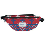 Patriotic Fleur de Lis Fanny Pack - Classic Style (Personalized)