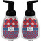 Patriotic Fleur de Lis Foam Soap Bottle (Front & Back)