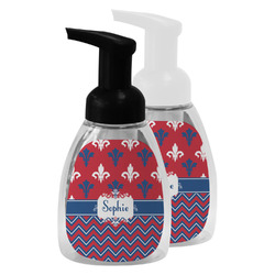 Patriotic Fleur de Lis Foam Soap Bottle (Personalized)