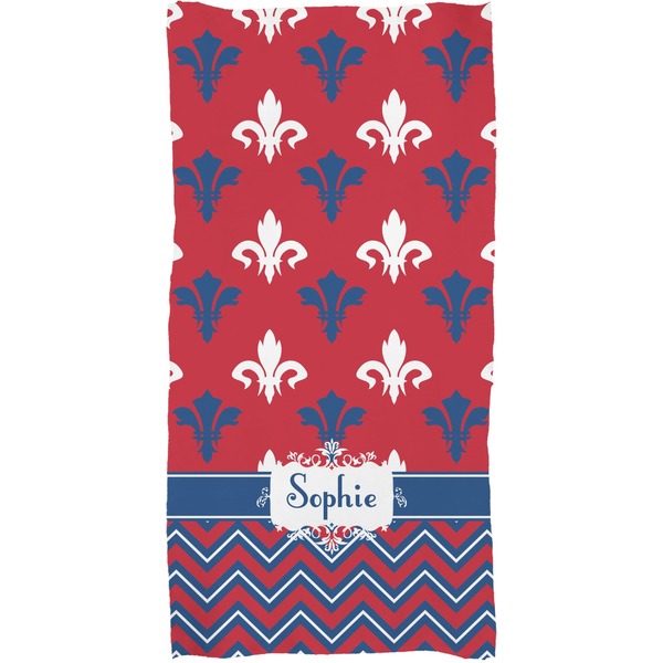 Patriotic Fleur de Lis Full Sized Bath Towel - Apvl