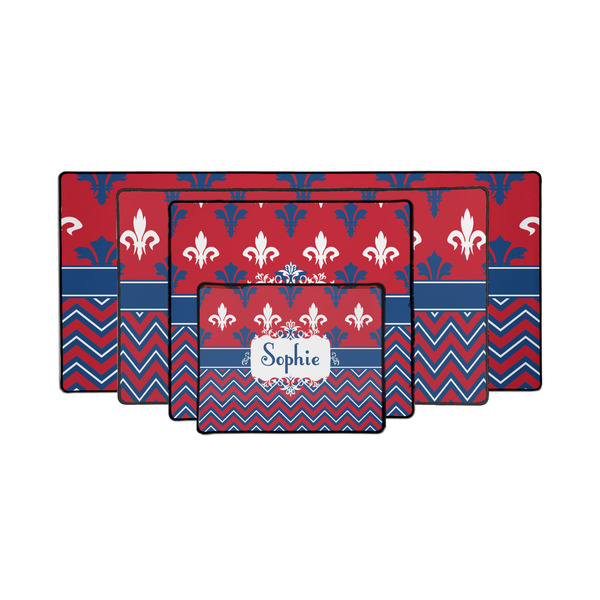 Patriotic Fleur de Lis Gaming Mats - PARENT/MAIN