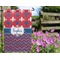 Patriotic Fleur de Lis Garden Flag - Outside In Flowers