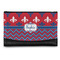 Patriotic Fleur de Lis Genuine Leather Women's Wallet - Small (Personalized)