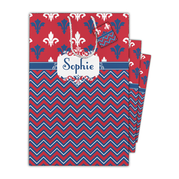 Patriotic Fleur de Lis Gift Bags - Parent/Main
