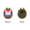 Patriotic Fleur de Lis Golf Ball Hat Clip Marker - Apvl - GOLD