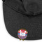 Patriotic Fleur de Lis Golf Ball Marker Hat Clip - Main - GOLD