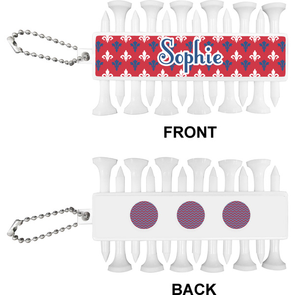 Patriotic Fleur de Lis Golf Buddy (Approval)