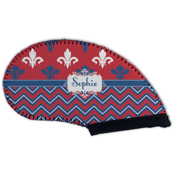 Patriotic Fleur de Lis Golf Club Covers - BACK