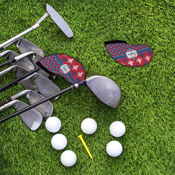 Patriotic Fleur de Lis Golf Club Covers - LIFESTYLE