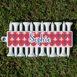 Patriotic Fleur de Lis Golf Tees & Ball Markers Set (Personalized)
