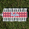 Patriotic Fleur de Lis Golf Tees & Ball Markers Set - Front