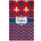 Patriotic Fleur de Lis Golf Towel - Poly-Cotton Blend - Small w/ Name or Text