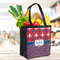 Patriotic Fleur de Lis Grocery Bag - LIFESTYLE
