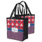 Patriotic Fleur de Lis Grocery Bag - MAIN