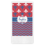 Patriotic Fleur de Lis Guest Paper Towels - Full Color (Personalized)