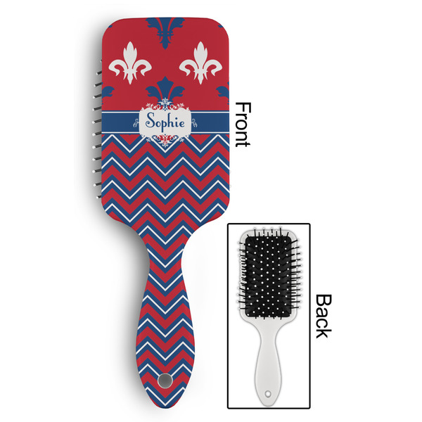 Patriotic Fleur de Lis Hair Brush - Approval