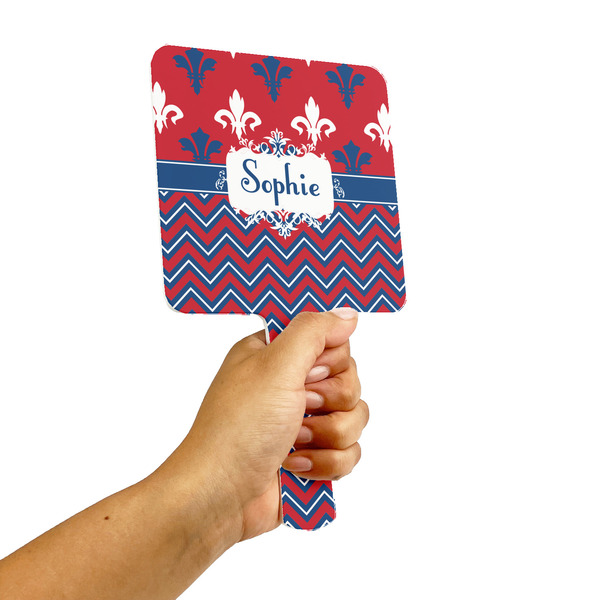 Patriotic Fleur de Lis Hand Mirrors - Alt View