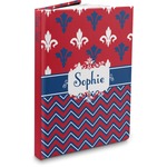 Patriotic Fleur de Lis Hardbound Journal - 5.75" x 8" (Personalized)