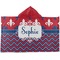 Patriotic Fleur de Lis Kids Hooded Towel (Personalized)