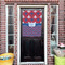 Patriotic Fleur de Lis House Flags - Double Sided - (Over the door) LIFESTYLE
