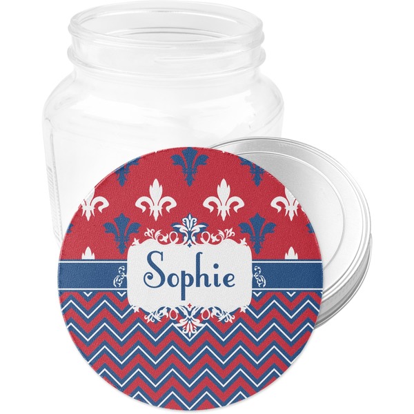 Patriotic Fleur de Lis Jar Opener - Main