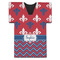 Patriotic Fleur de Lis Jersey Bottle Cooler (Personalized)