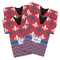 Patriotic Fleur de Lis Jersey Bottle Cooler - Set of 4 (Personalized)