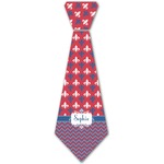 Patriotic Fleur de Lis Iron On Tie (Personalized)