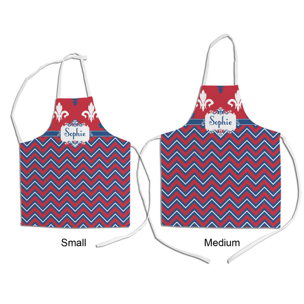 Patriotic Fleur de Lis Kid's Aprons - Comparison