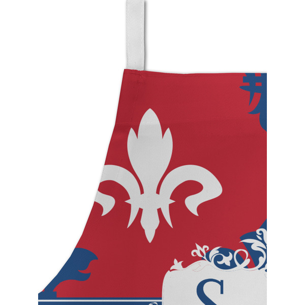 Patriotic Fleur de Lis Kid's Aprons - Detail